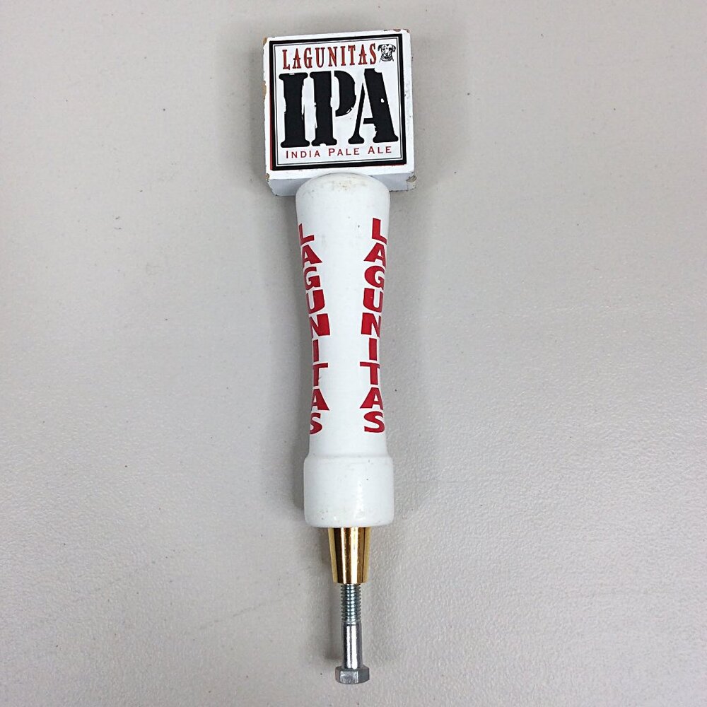 Lagunitas IPA Beer‎ Tap Handle Wood Petaluma California India Pale Ale 10.25"